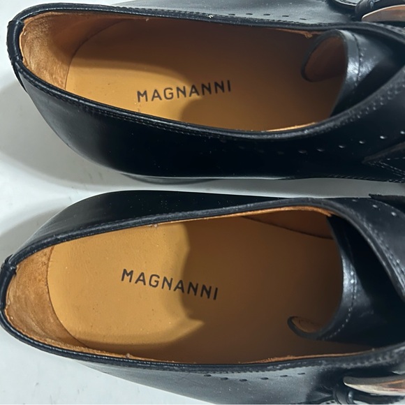 Magnanni Mallory Leather Monk Strap Dress Shoe (Men)